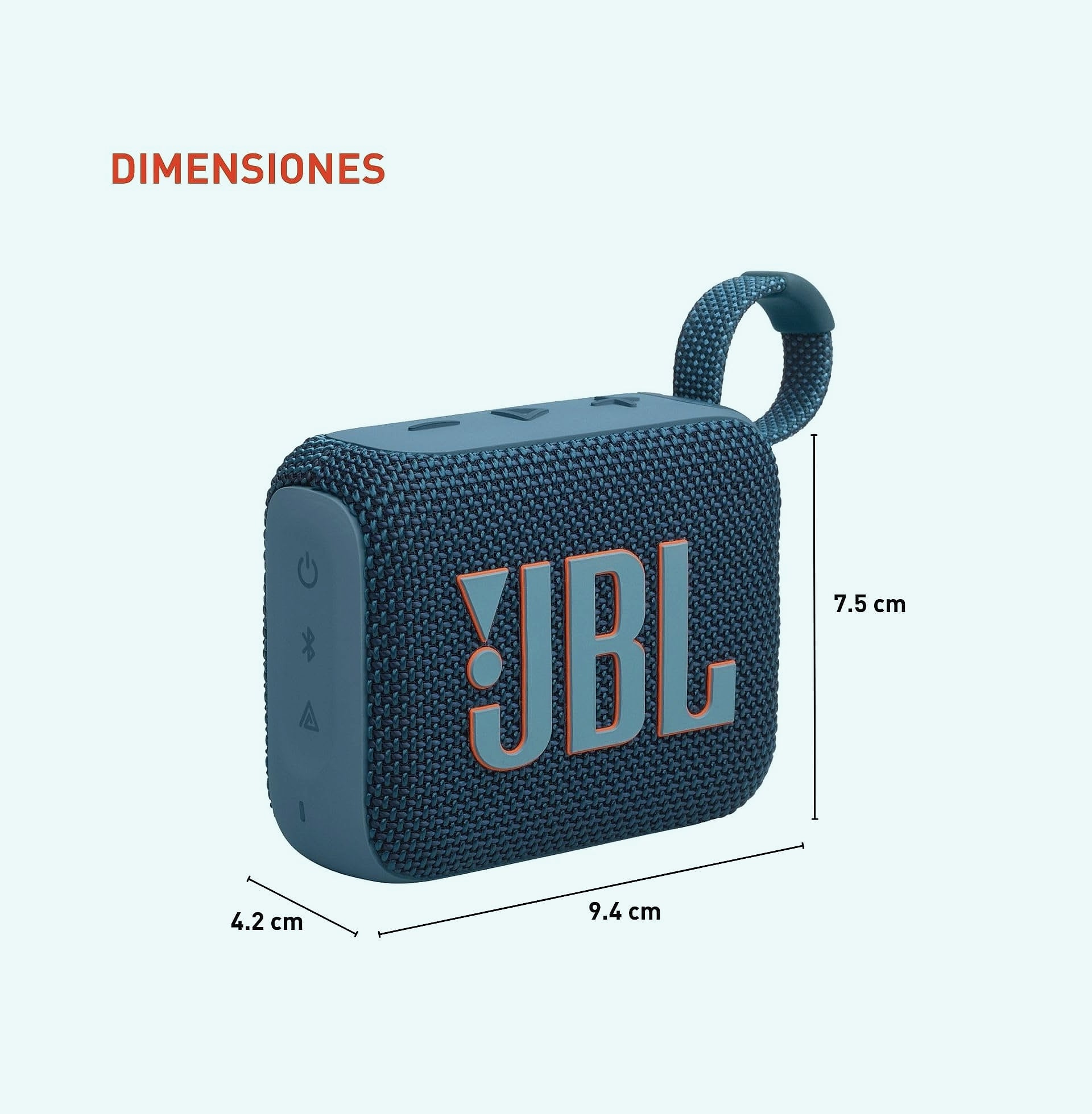 JBL Go 4 Portable Bluetooth Speaker, Waterproof and Dustproof