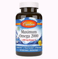 Carlson Maximum Omega 2000 mg Fish Oil Supplement, 60 Softgels
