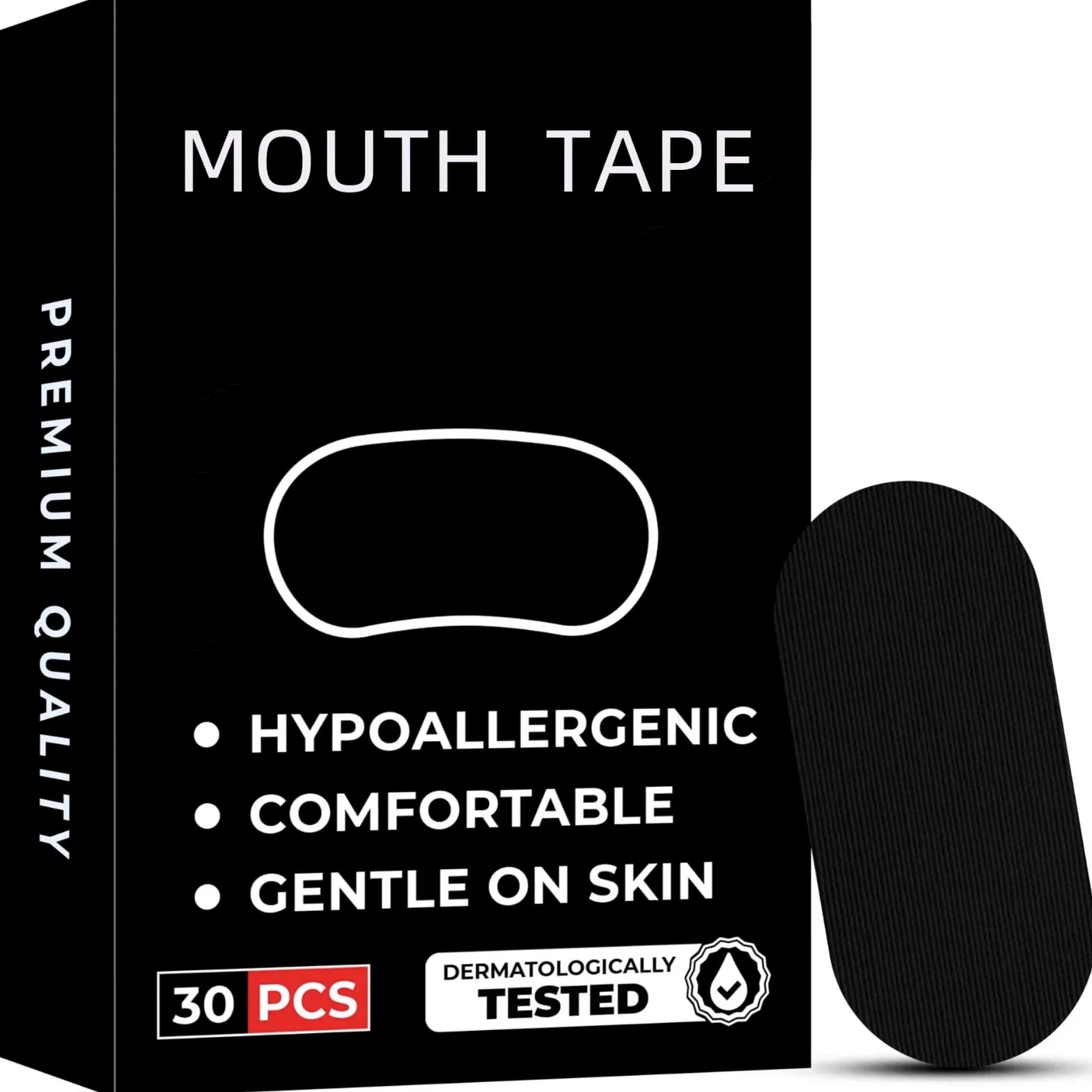 30pcs Strip Mouth Tape Advanced Gentle for Better Nose Improved Breathing-effect