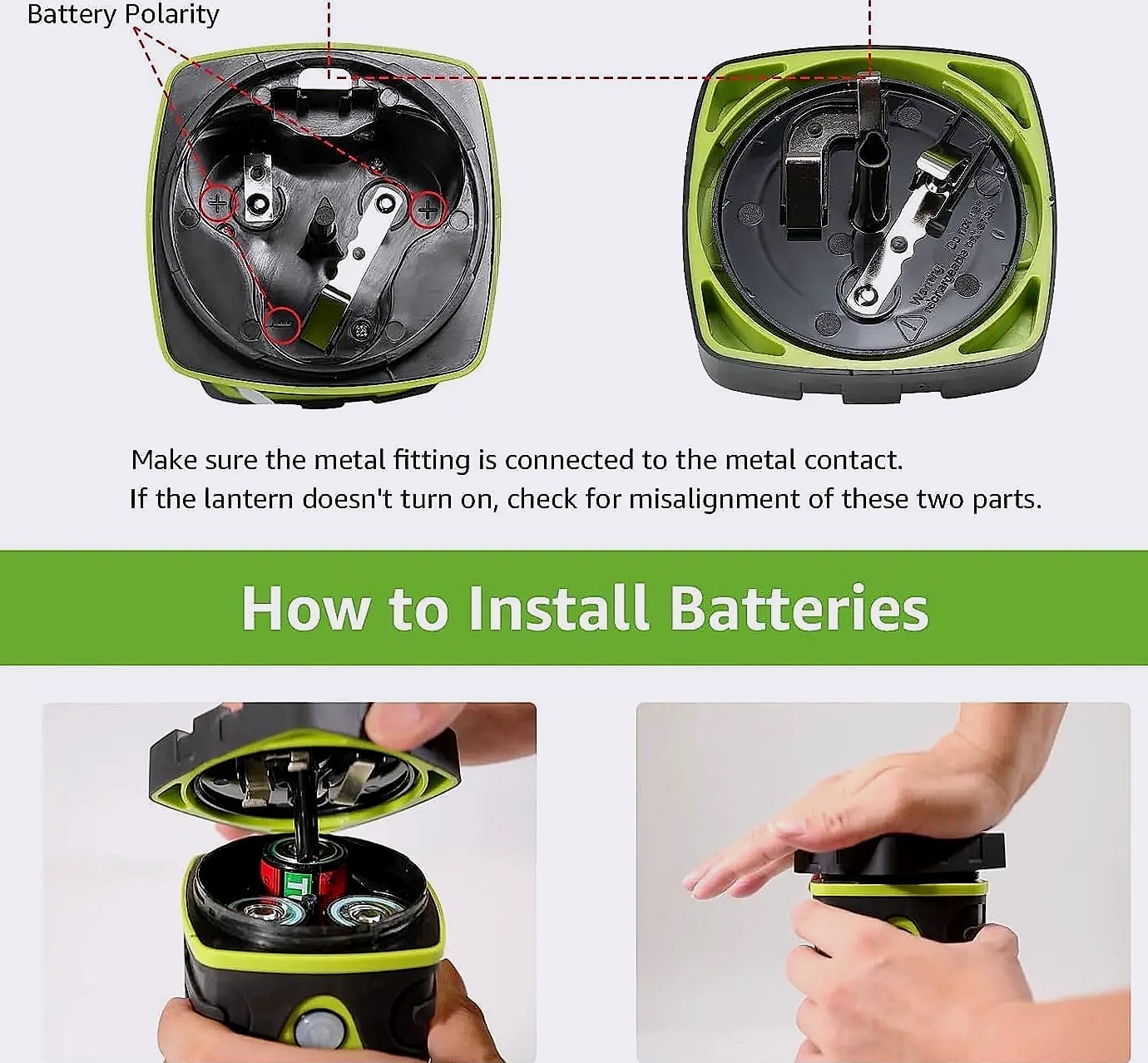 1000LM Waterproof Camping Lantern with 4 Light Modes