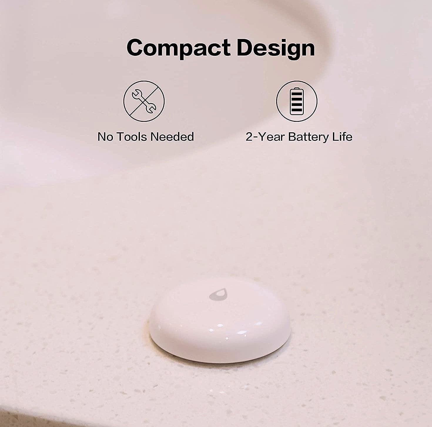 Aqara Water Leak Sensor 3 Pack with M100 Zigbee Hub