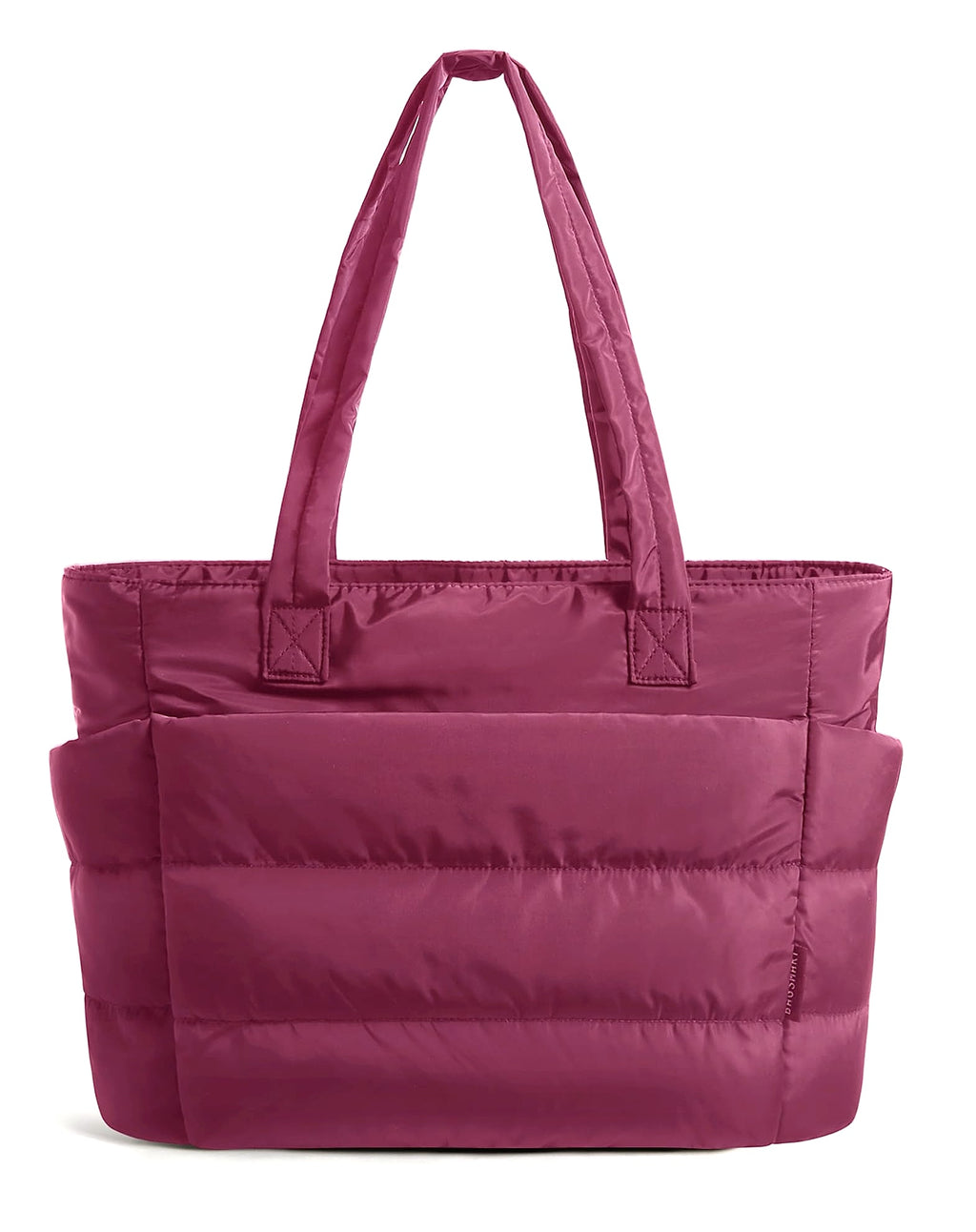 BAGSMART Tote Bag for Women, Lightweight Quilted Shoulder Bag