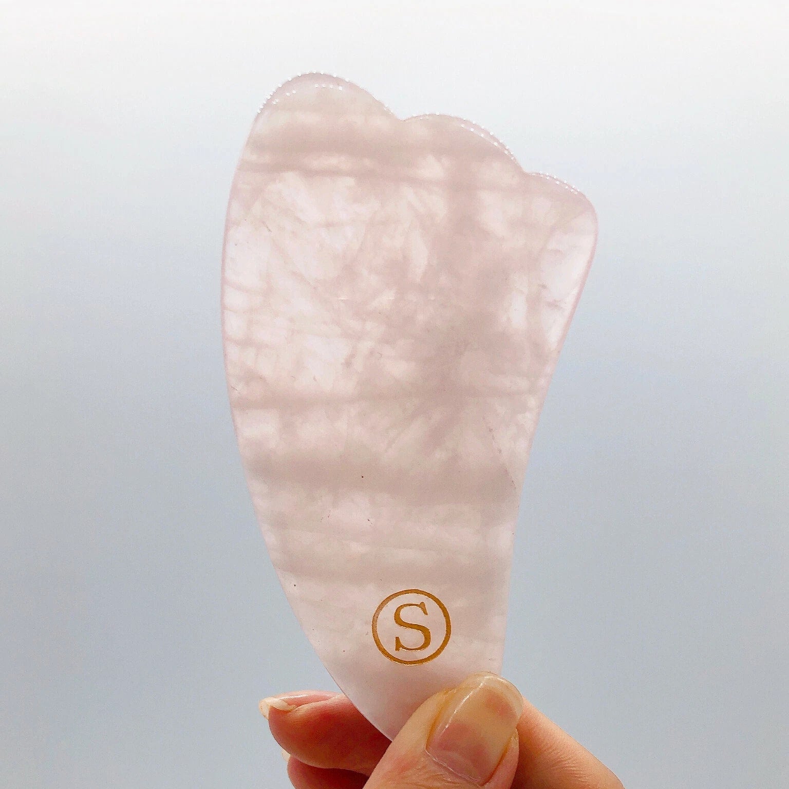 Set of 10 Rose Quartz Gua Sha Stones - 100% Genuine Facial Massage Tools