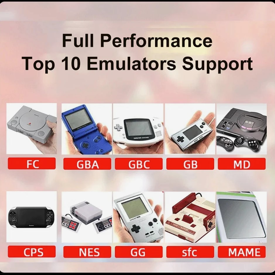 X7 Handheld Game Console IPS Screen Video Game Player HD Game Console 4.3Inch