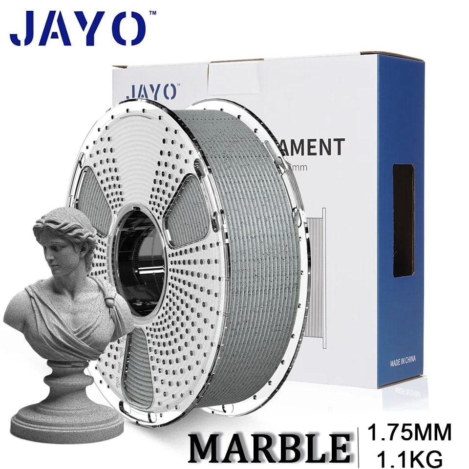 JAYO 1.1KG High Speed Marble 3D Printer Filament PLA 1.75MM with Spool