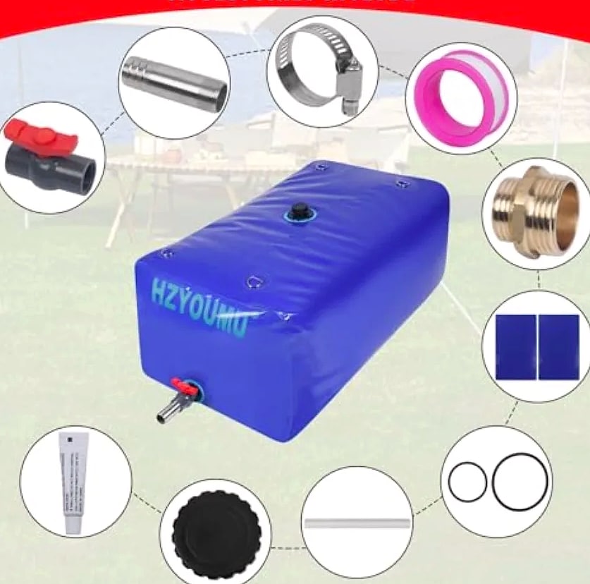 240L Foldable Water Tank Storage Container Waterproof Bladder