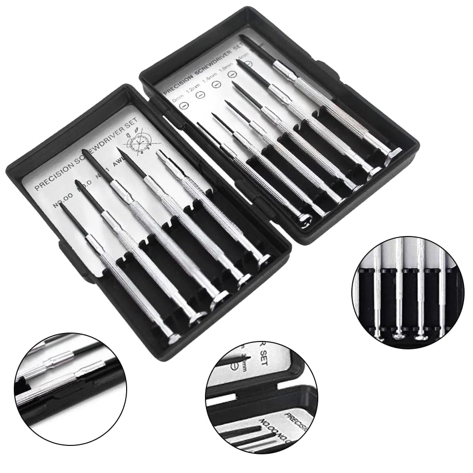 11pc Mini Precision Screwdriver Set for Electronics Watches Phone Repair Gadgets