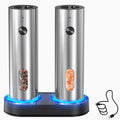 Rechargeable Electric Salt and Pepper Grinder Set Automatic Stainless Steel5785