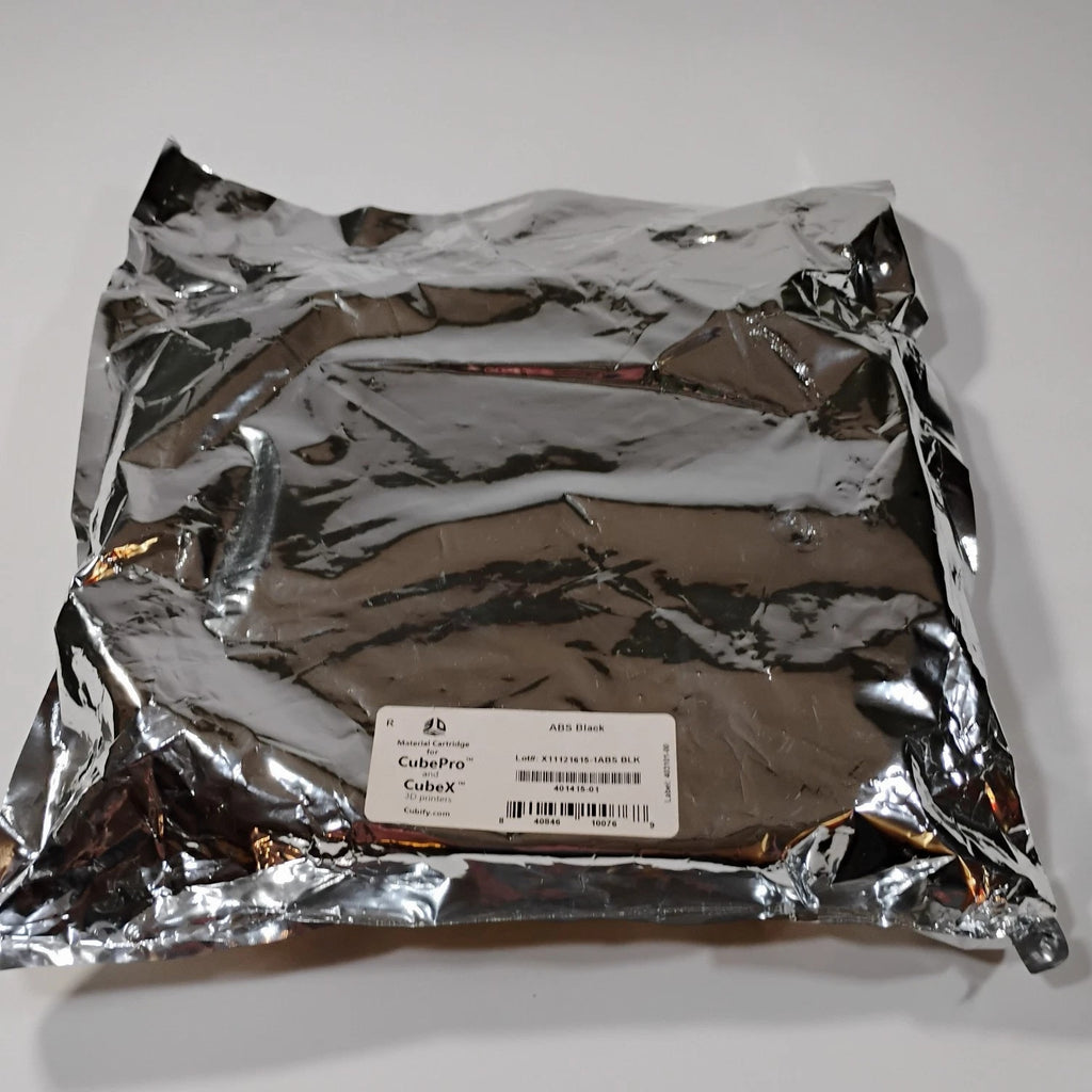 3D Systems 401415 Black ABS Cartridge for CubePro and CubeX 3D Printer - SEALED