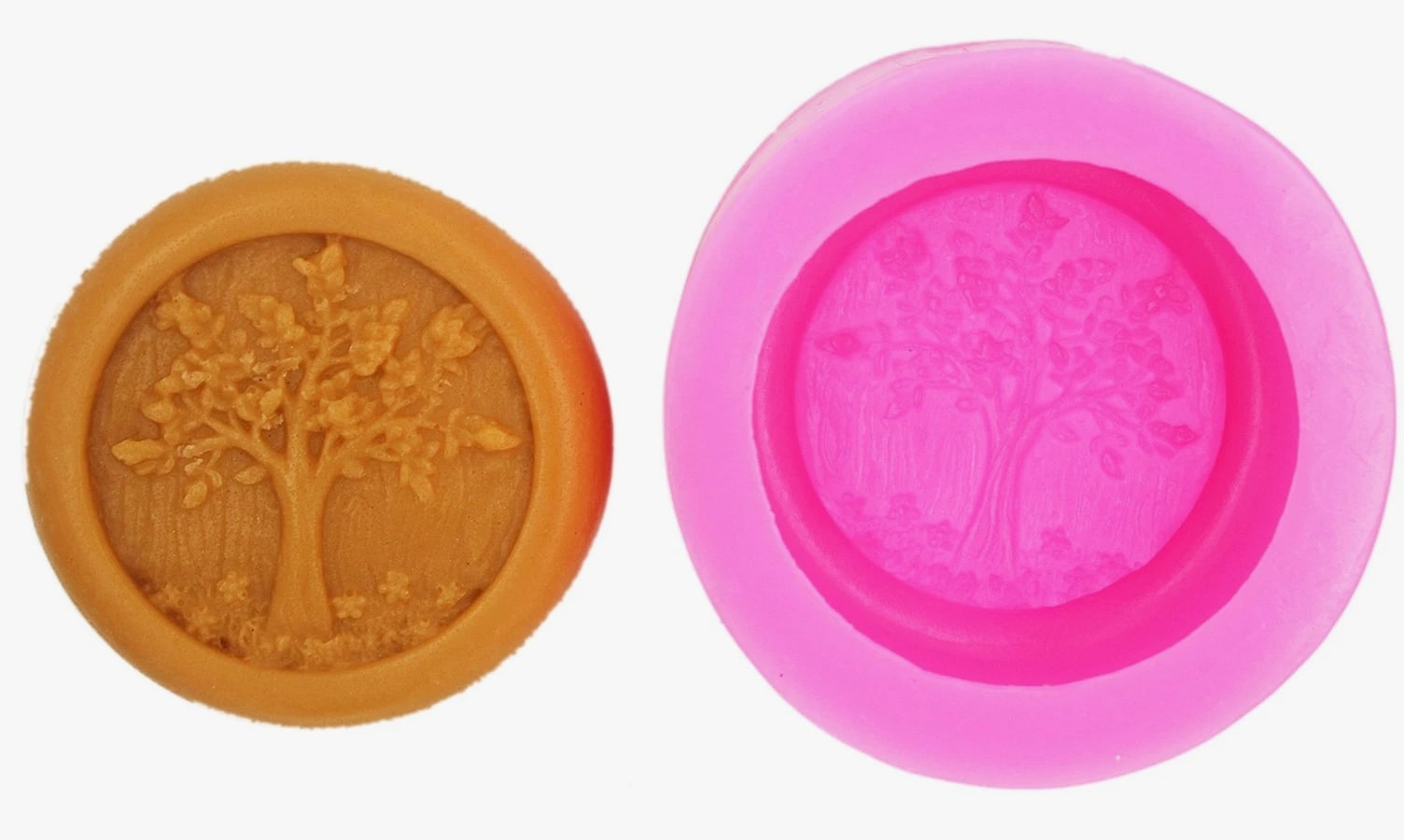Life Tree Silicone Mold - Soap Making, Candle, Chocolate, Candy Moldfor...