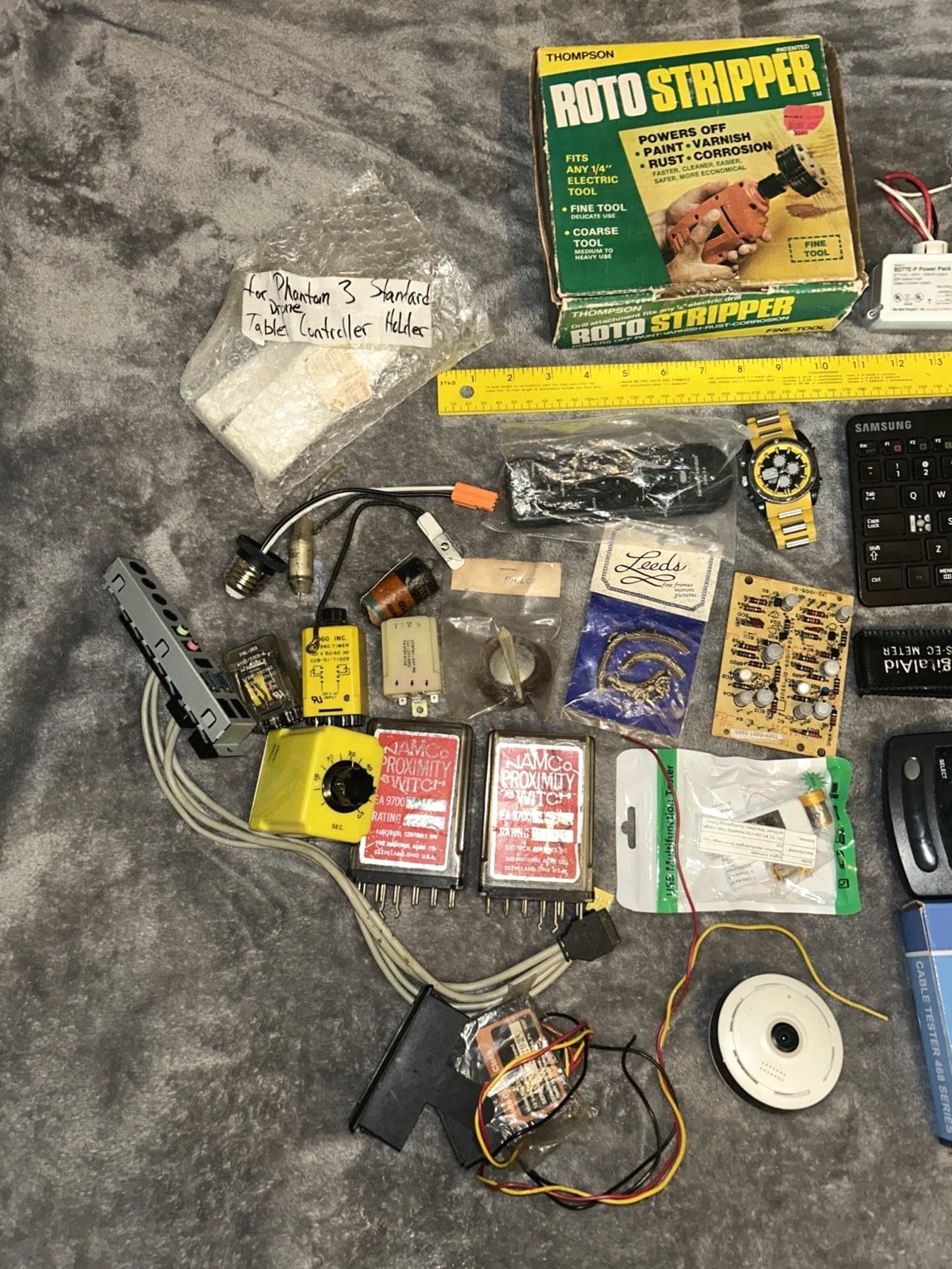 Junk Drawer Mixed Lot of Electronics Gadgets As-Is Used Untested Parts Repair