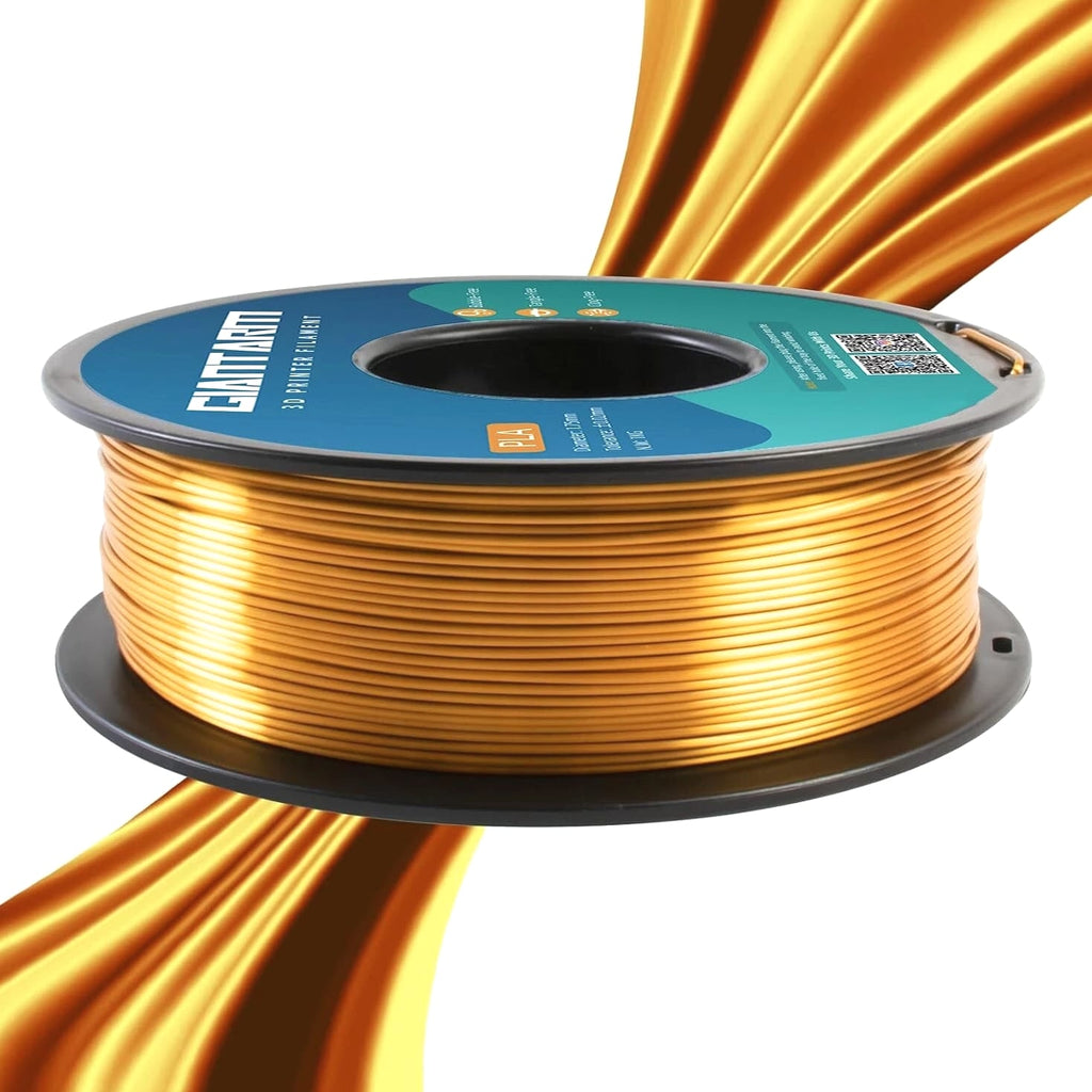 3D Printer Filament Silk Gold PLA Filament 1Kg (2.2lbs Spool, 1.75mm)