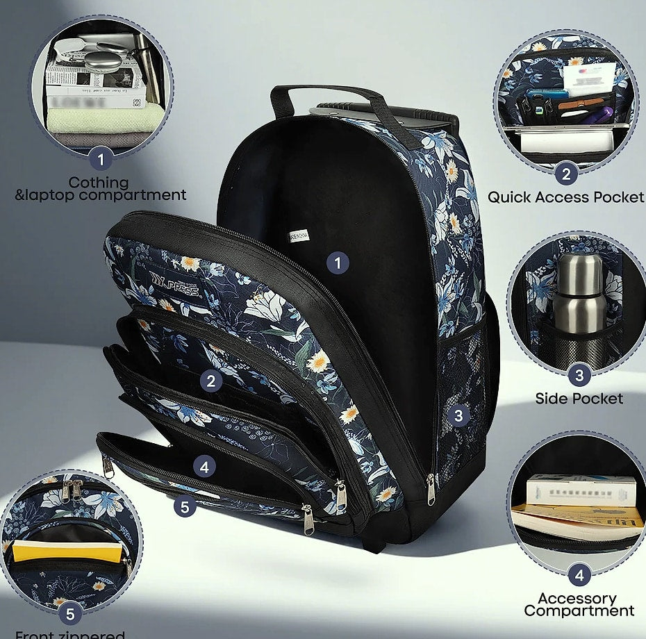 New York XPress 20 Inch Rolling Backpack for Adults