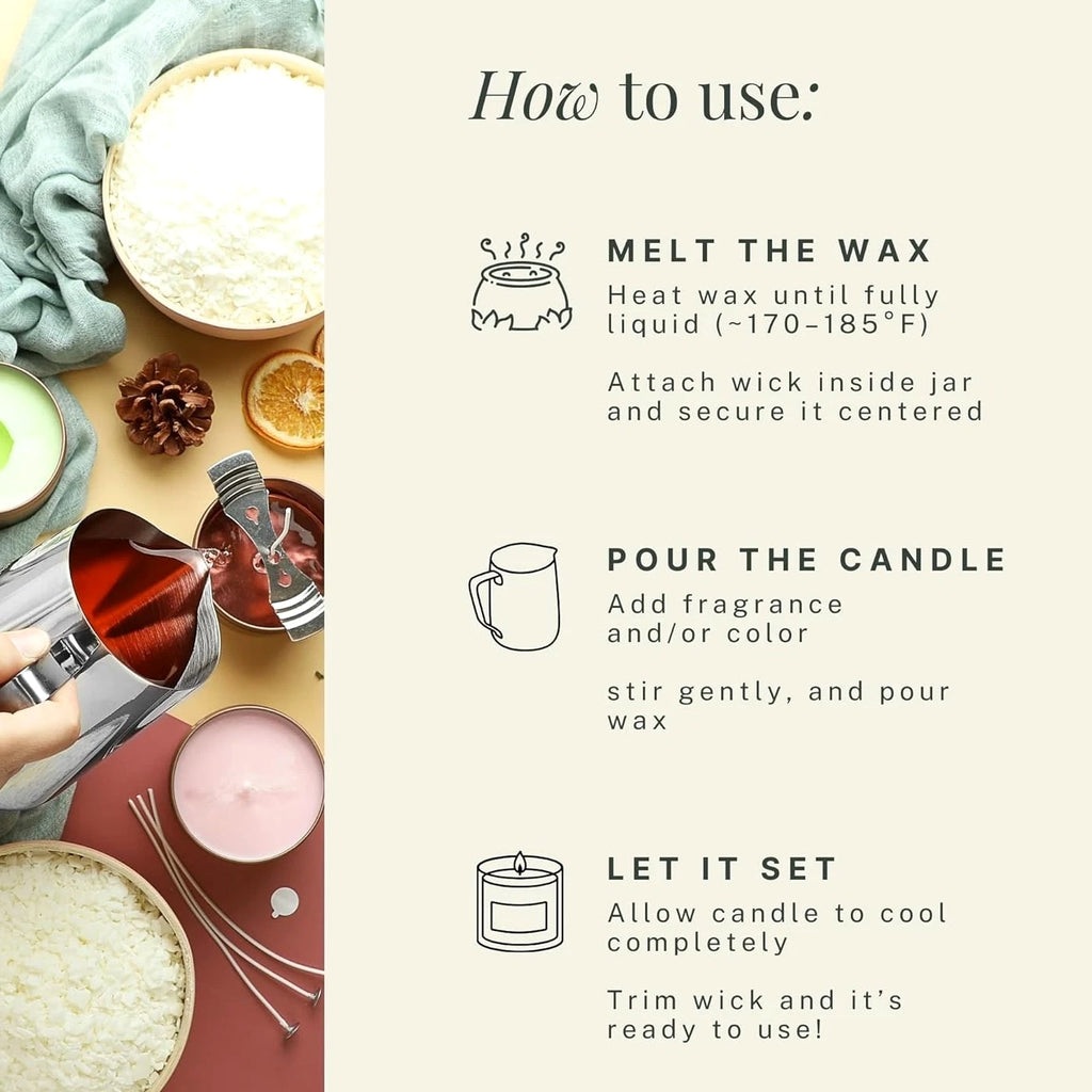 Beginner Candle Making Kit - All-In-One Starter Set