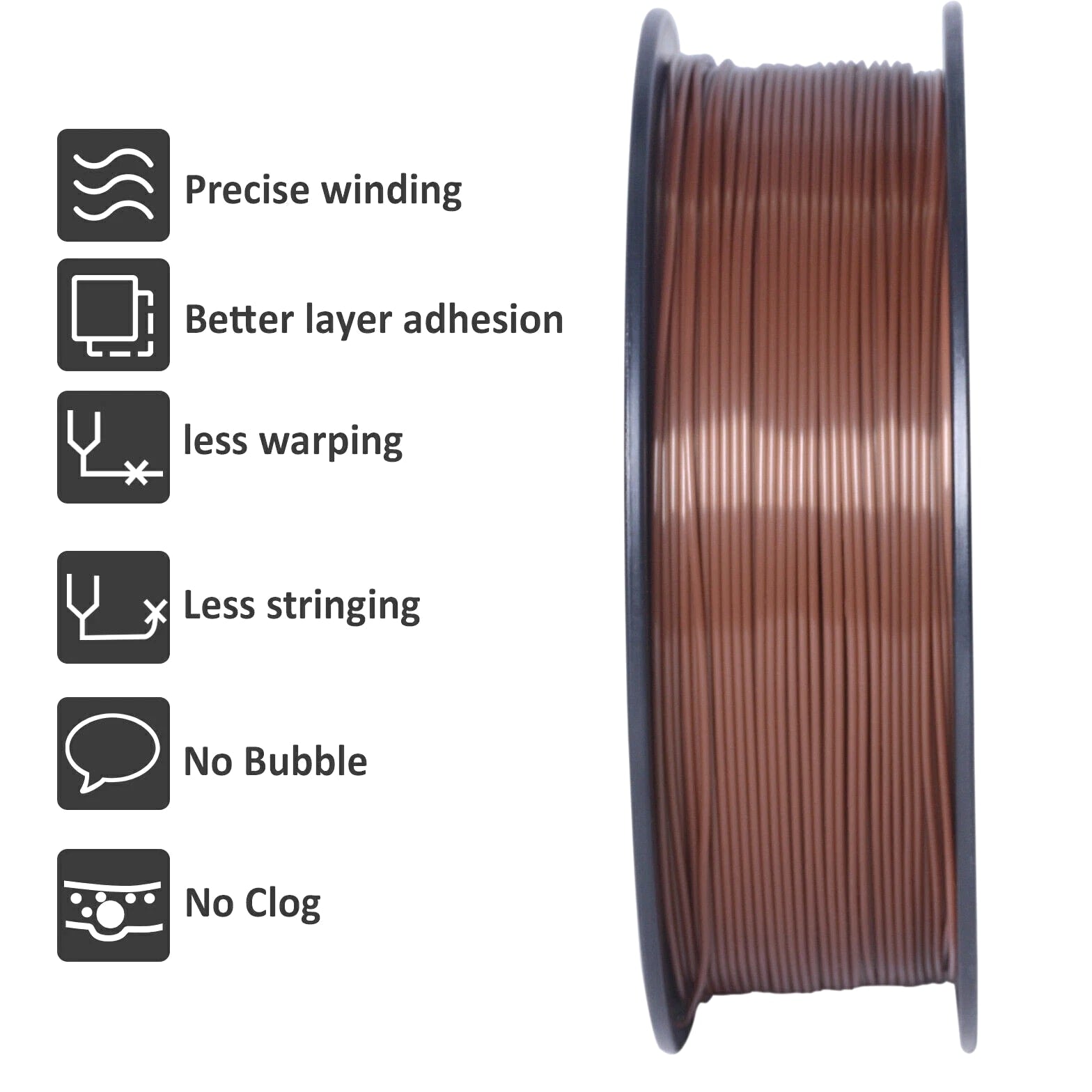 【Buy 6 Get 4 Free,Add 10】GEEETECH 3D Printer Filament PLA/ABS+/PETG/TPU/Resin US