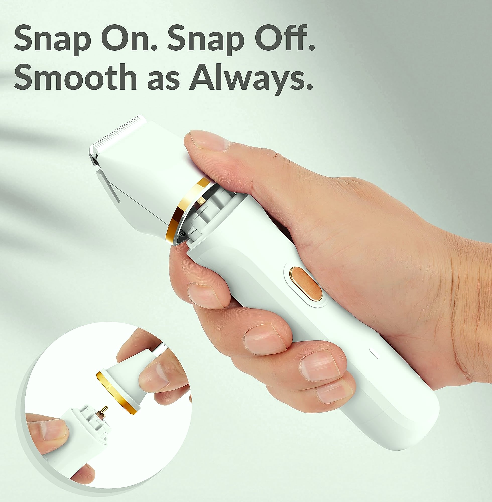 KINGTEE 5-in-1 Electric Bikini Trimmer Waterproof Hair Removal