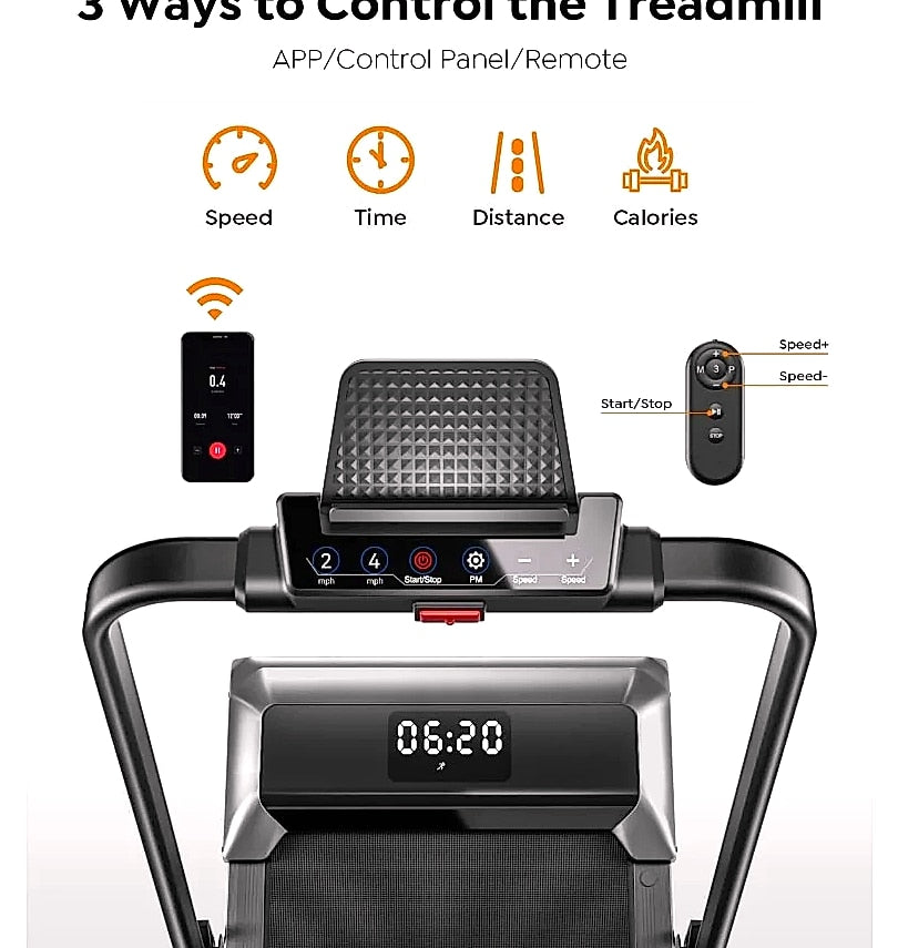 WalkingPad Foldable Treadmill with 10% Incline, 300lb Capacity