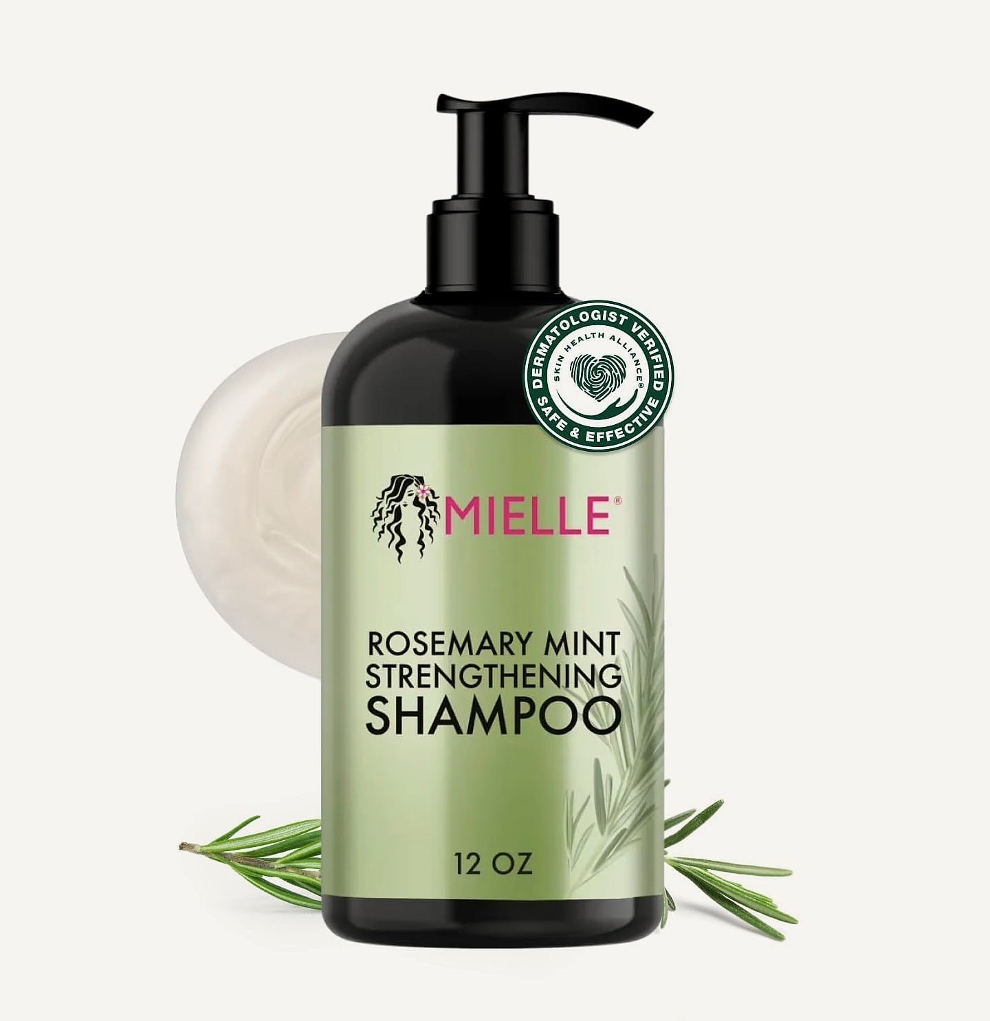Mielle Organics Rosemary Mint Biotin Shampoo for Hair Strengthening