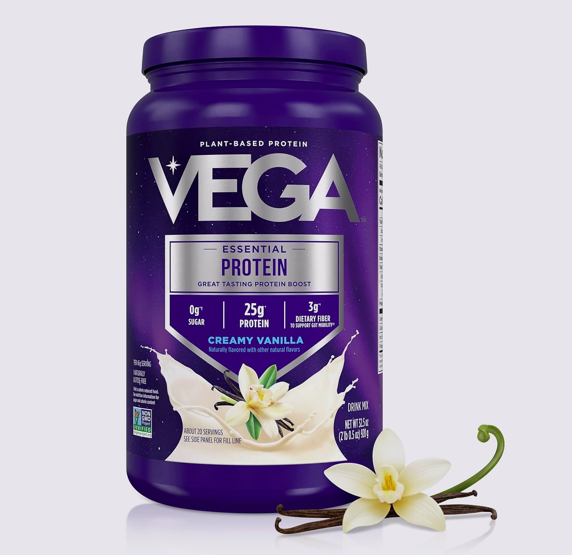 Vega Essential Protein Powder 25g Plant Based Vanilla