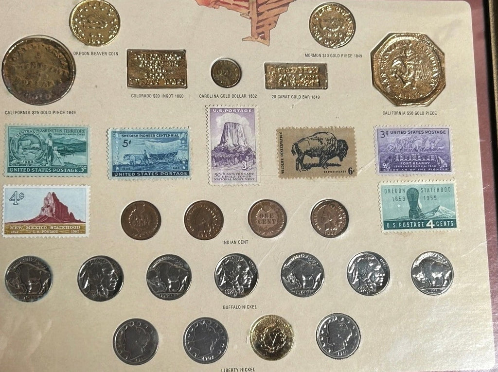 The History Of The West In Coins And Stamps