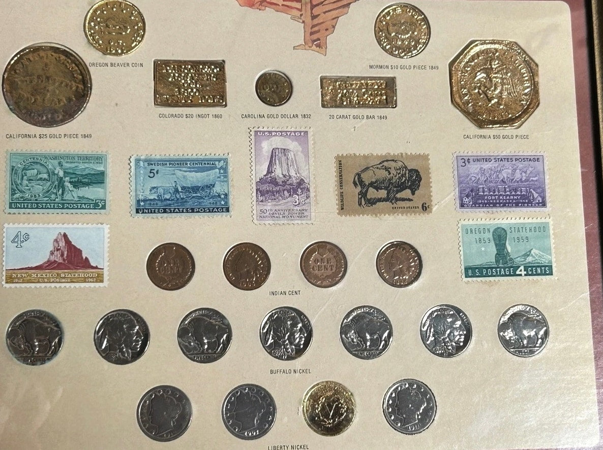 The History Of The West In Coins And Stamps