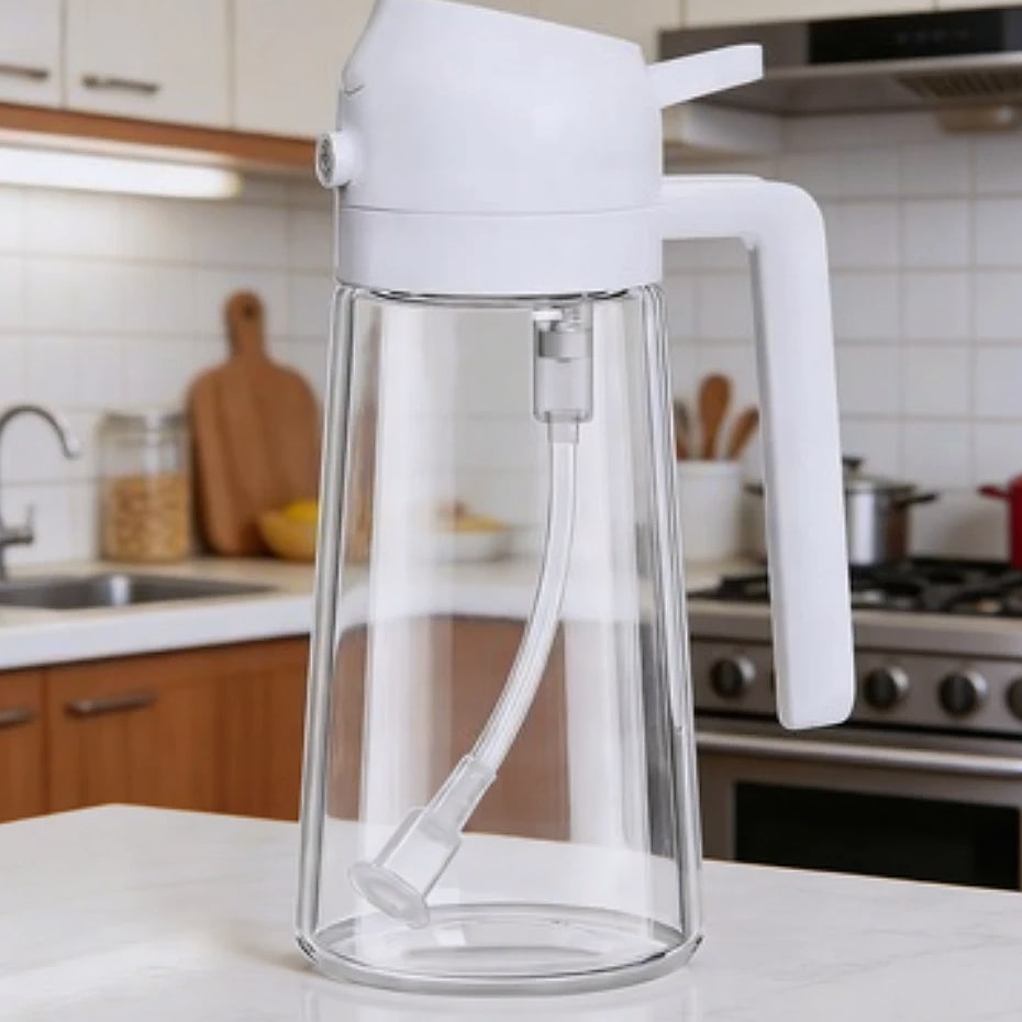 DIAMRI 2-in-1 Oil Sprayer and Dispenser Bottle
