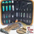 Beginner's Candle Making Kit for Adults, Wick Needle Tool Multiple 33 Pieces