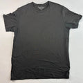 Wool & Prince Mens Wool Blend Base Layer T-Shirt L Black Basic Minimalist *Hole*