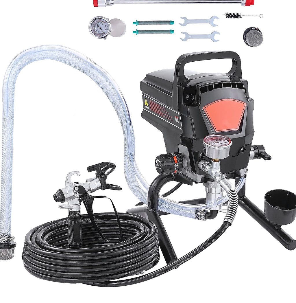 SucceBuy 950W Airless Paint Sprayer, 3000PSI Electric Sprayer