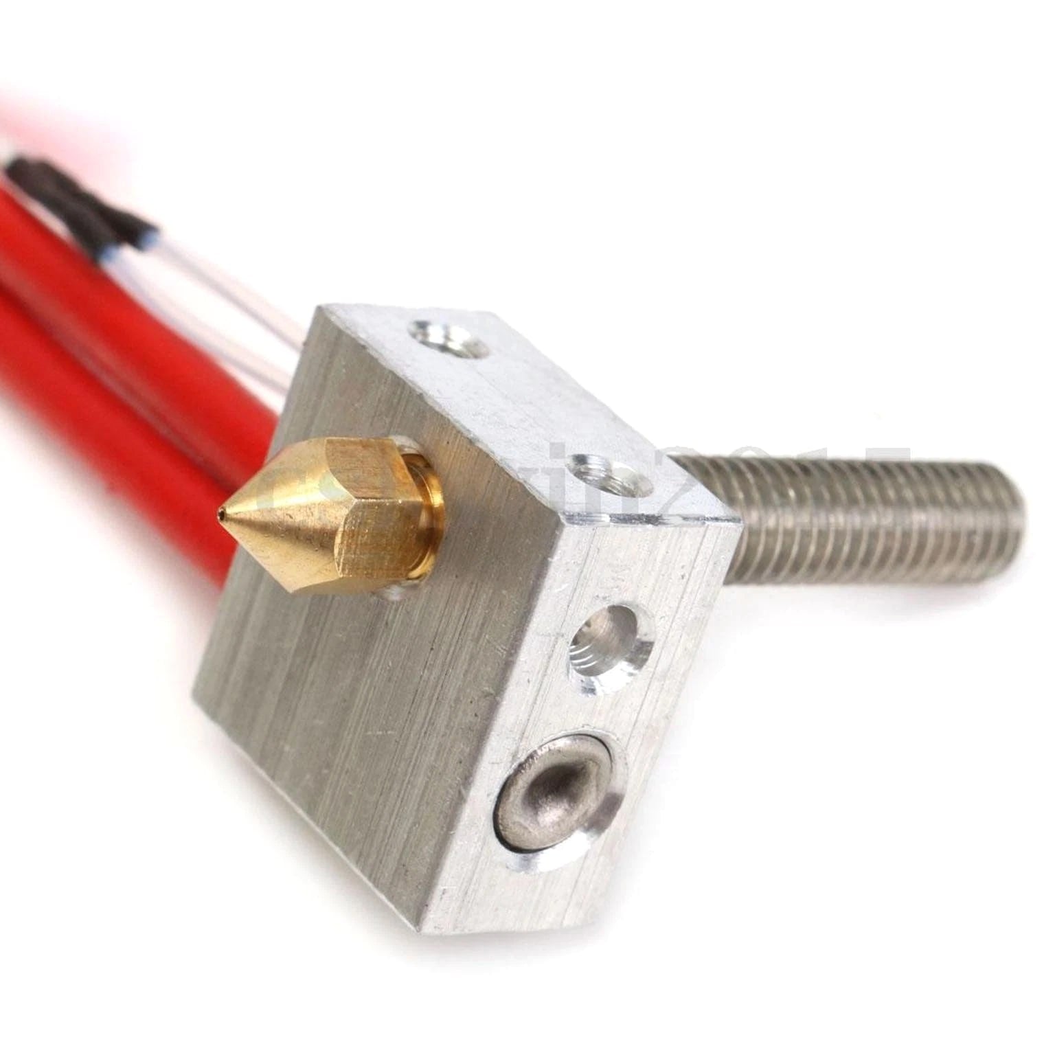 3D Printer MK8 Assembled Extruder Hotend 1.75mm to 0.4mm Nozzle Heating Block
