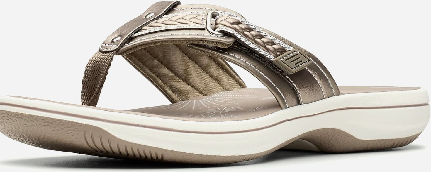 Clarks Women's Breezey Sun Sandal with Cloudstepper Comfort