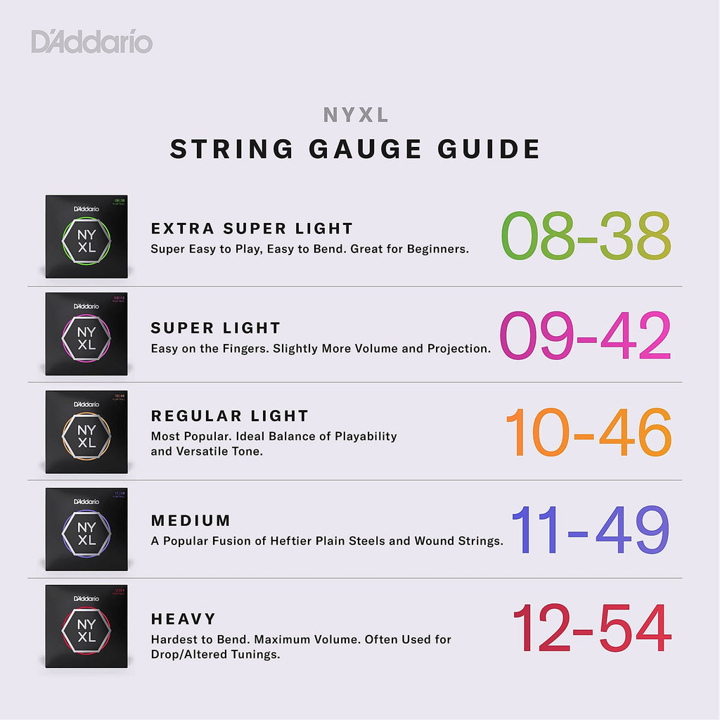 D'Addario NYXL1046-3P Electric Guitar Strings 10-46 3-Pack