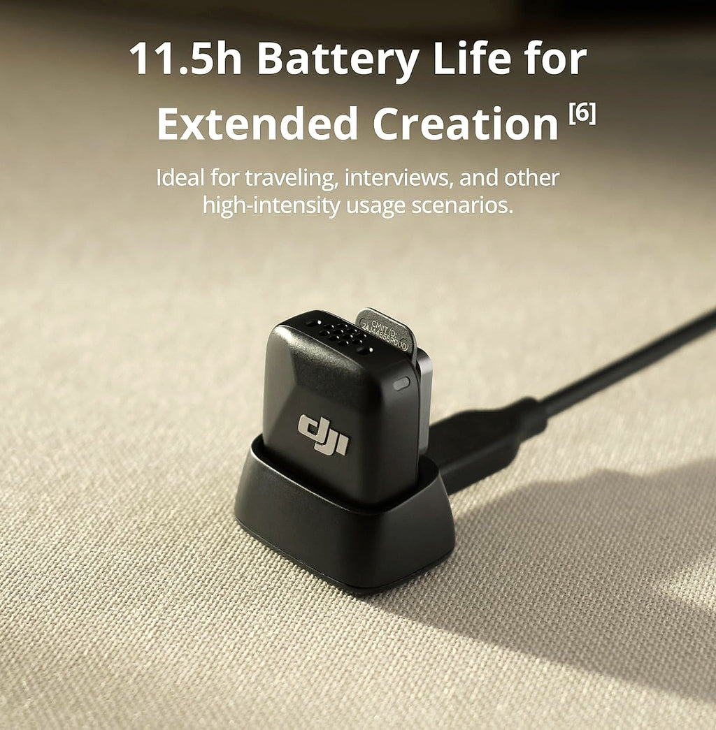 DJI Mic Mini wireless lavalier microphone system for iPhone and Android