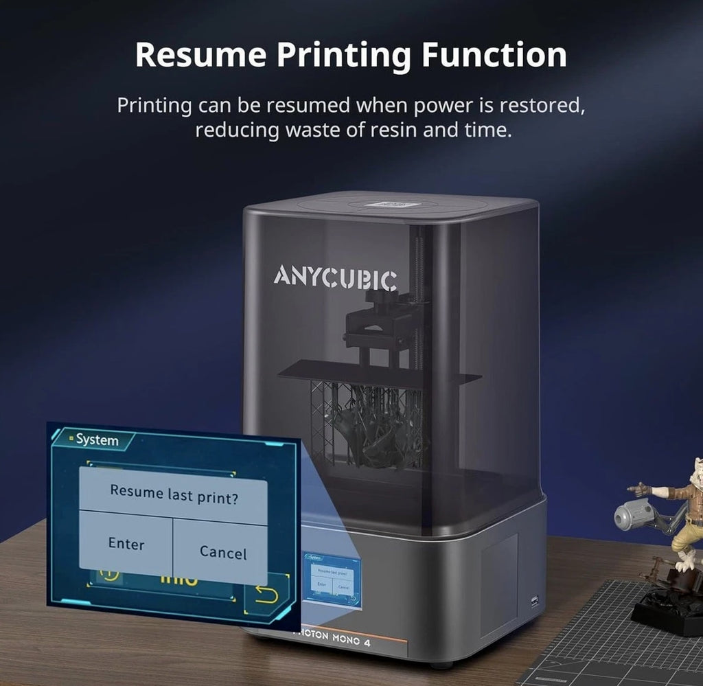 ANYCUBIC Photon Mono 4 Ultra 10K COB Resin 3D Printer 120mm/s High Speed Printing