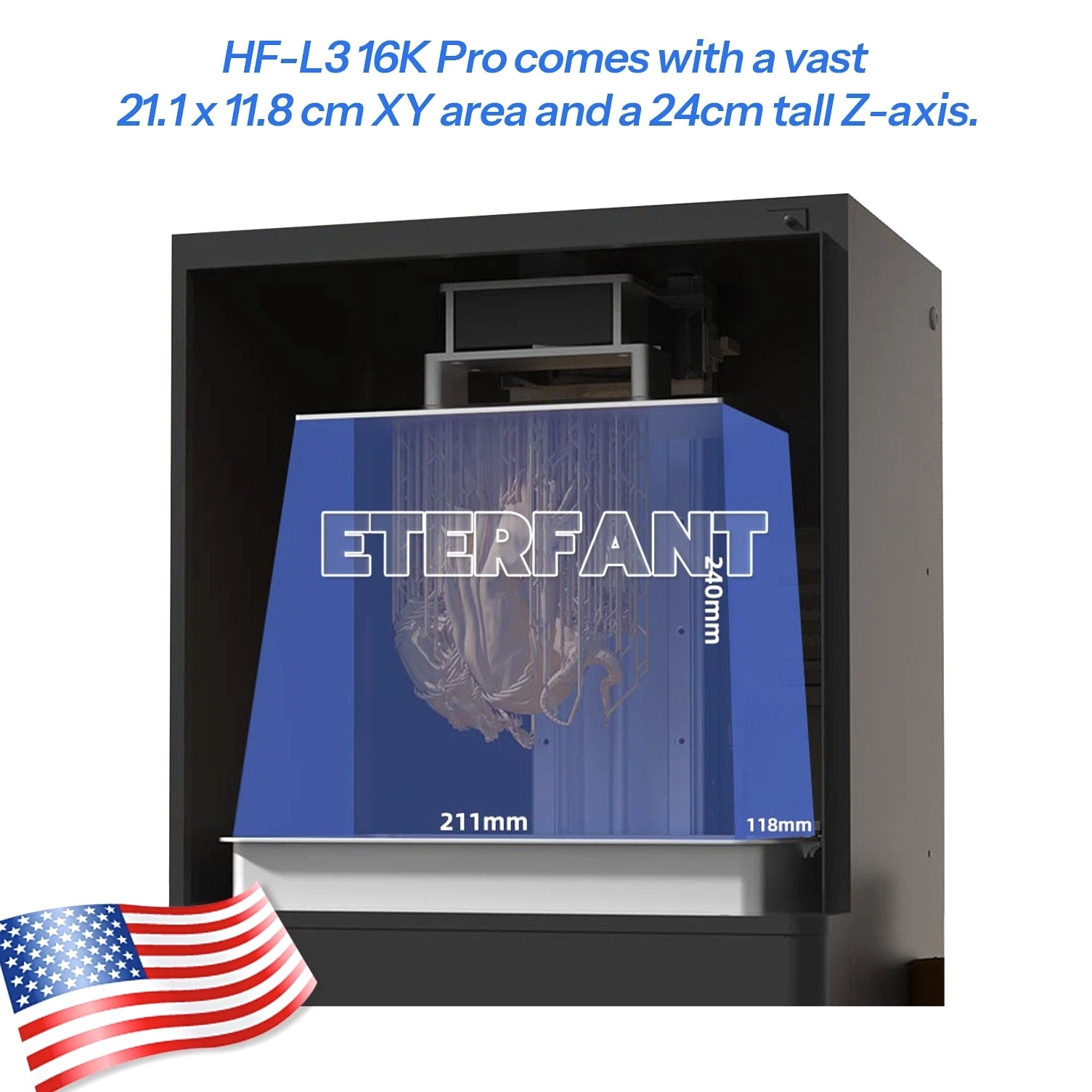 Dental 16K Ultra High Precision UV LCD Resin 3D Printer Industrial LAN/USB/WiFi