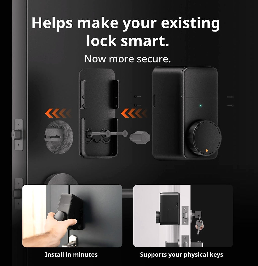 SwitchBot Smart Lock Pro with Remote, Keyless Entry Door Lock