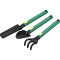 3 PCS Mini Garden Tools Set Plastic Hand Trowel Rake Spade Home Kit Plant