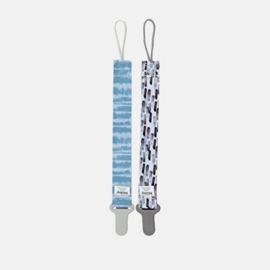 Nuby Infant's 2-Pack Pacifinder Pacifier Clips Colors May Vary Multicolor