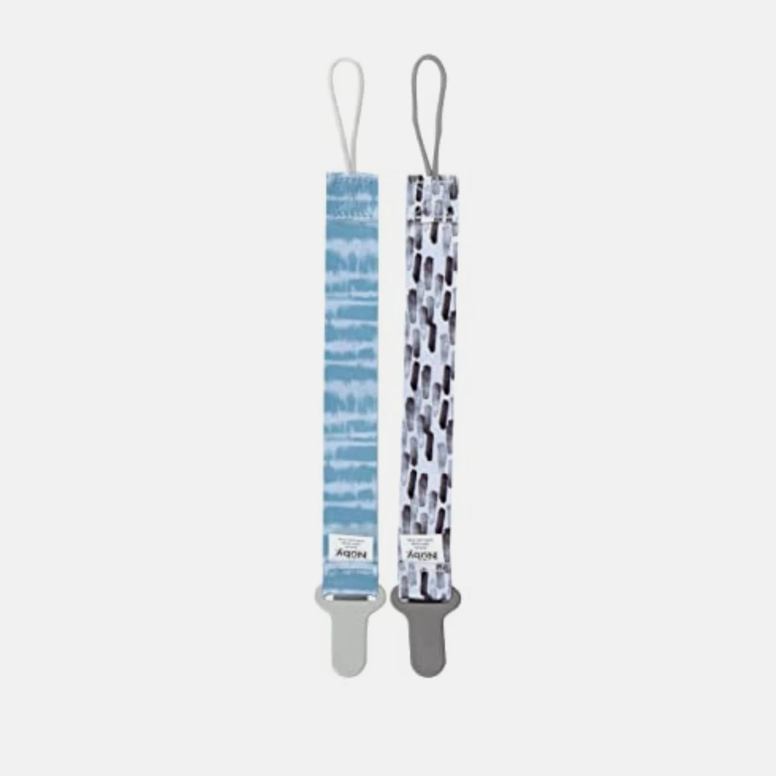 Nuby Infant's 2-Pack Pacifinder Pacifier Clips Colors May Vary Multicolor