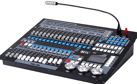 US dmx512 DJ Lighting controller 1024 console Pro stage light Control+road case