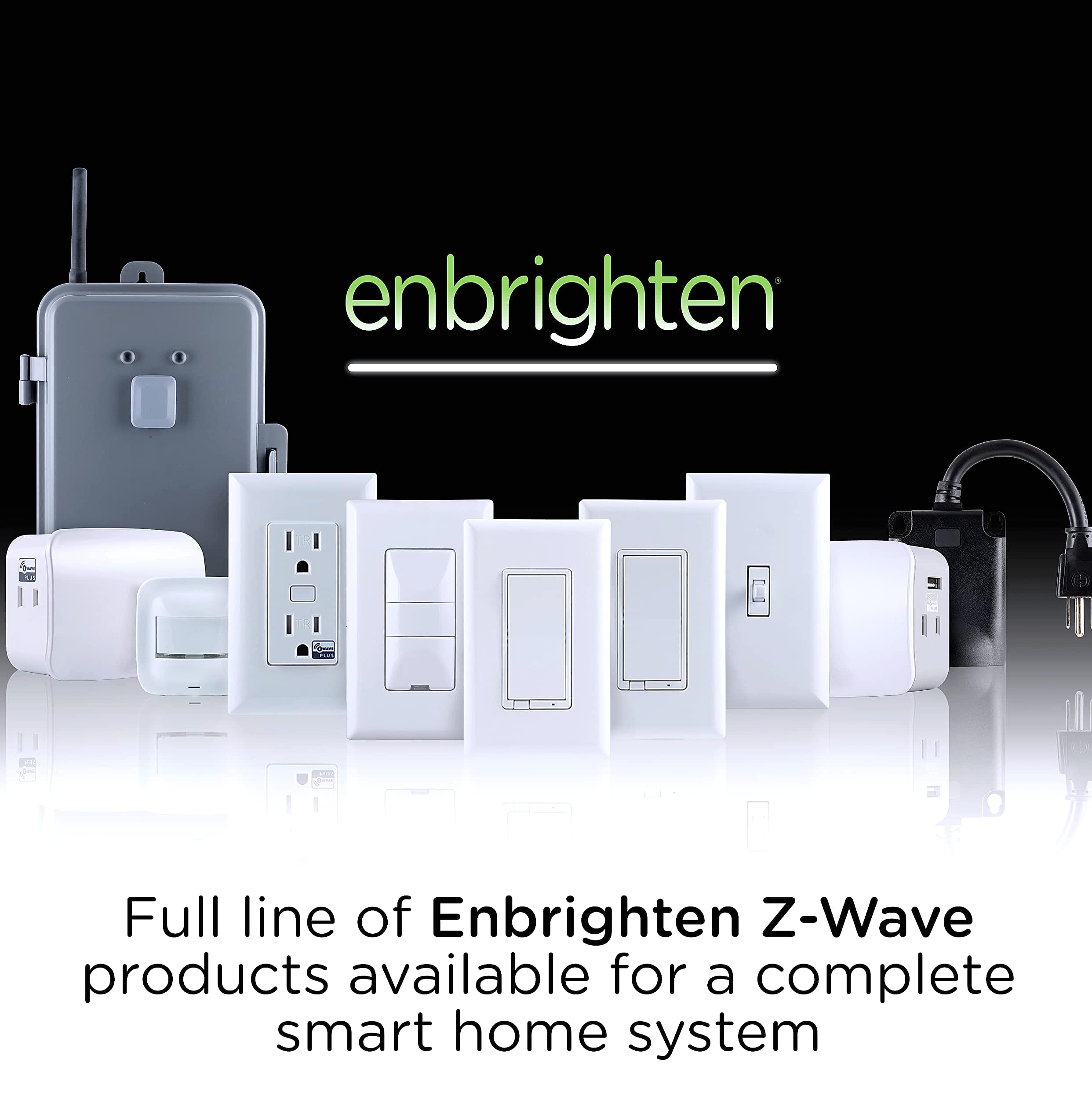 Enbrighten 58433 Z-Wave In-Wall Smart Light Switch