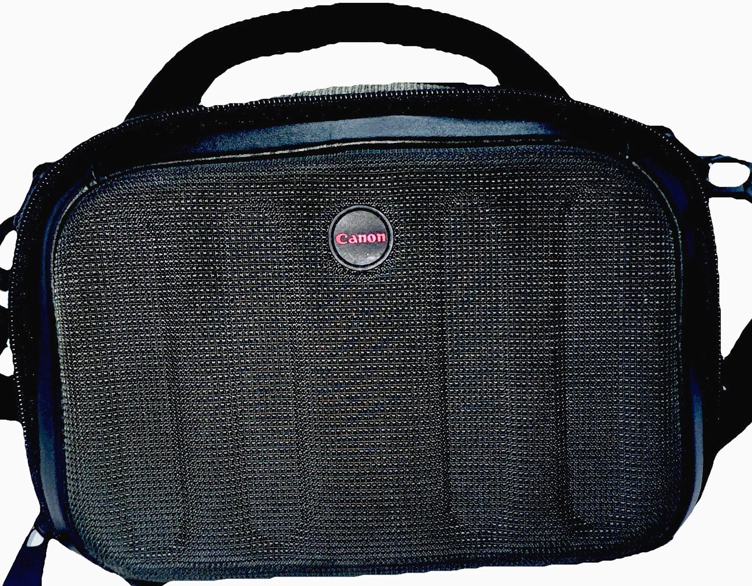 Canon Camera Bag Gadget Carry Case Padded 9x6x5 Black w/strap & Belt Carry Loops
