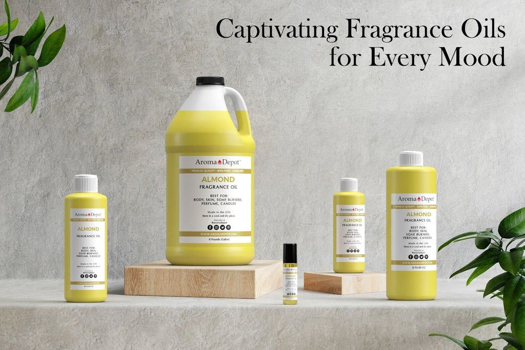4 oz Fragrance Oils for Candle Soap Bath Bomb Incense Making Scented Oils Bulk