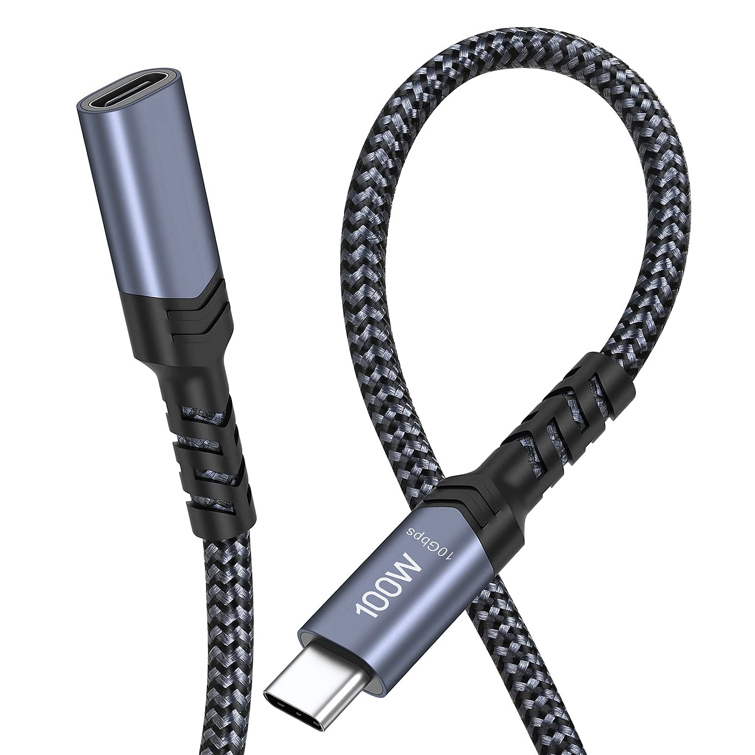 OKRAY USB-C Extension Cable 3.3ft, 100W Fast Charging