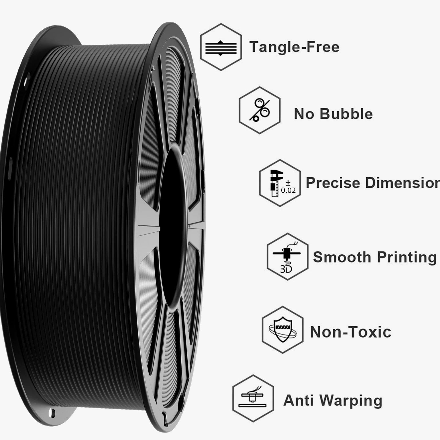 【Buy 6 Get 4 Free!Add 10】GEEETECH 3D Printer Filament PLA /ABS+/PETG/TPU 1KG
