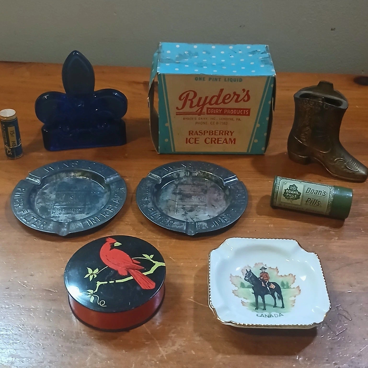 Lot Of 9 mixed Antique and Vintage Items