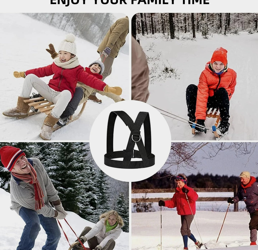 Sled Workout Equipment, Harness Set for Training Outdoor, Tire Pulling Fitness R