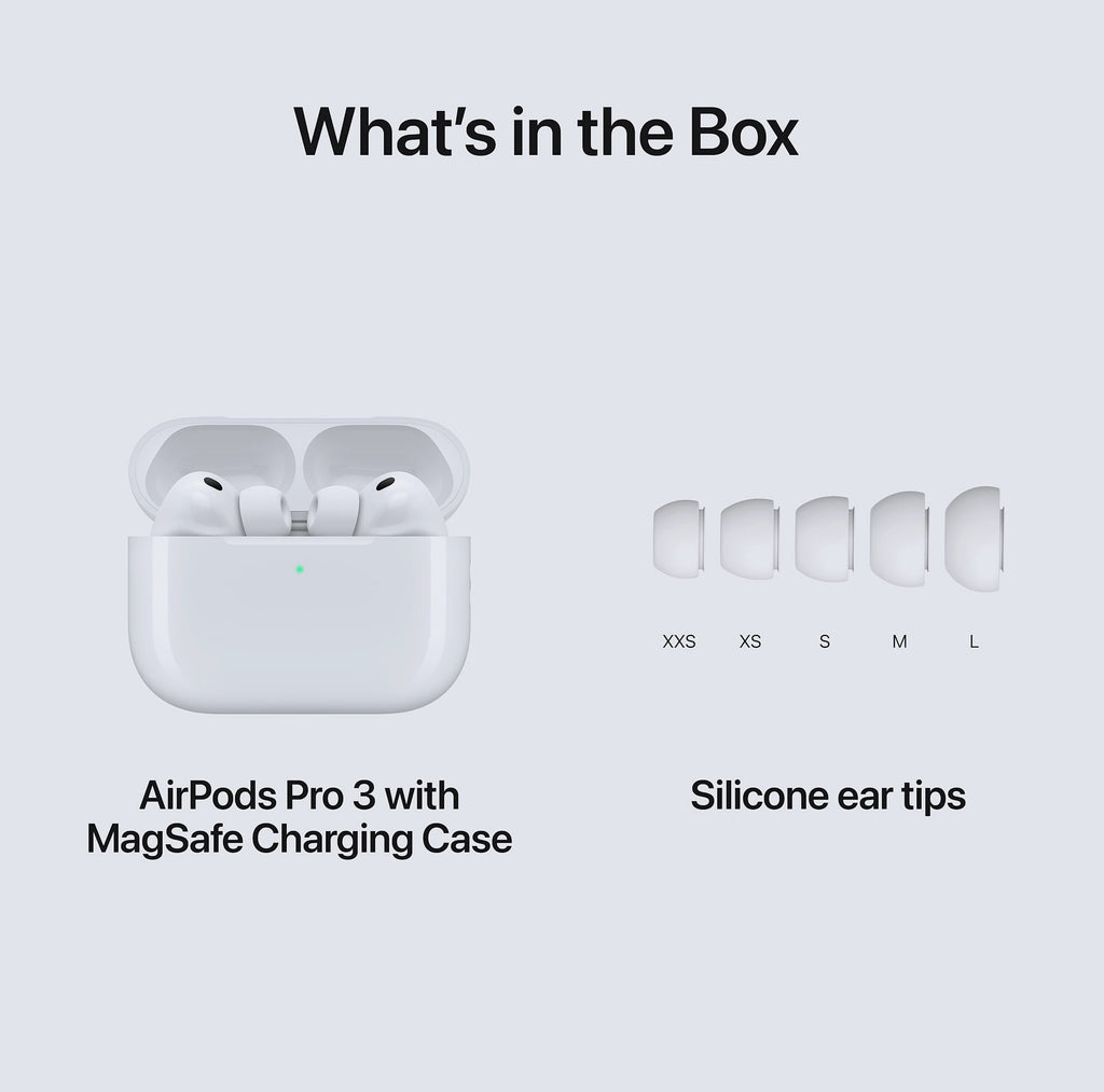 Apple AirPods Pro 3 Wireless Earbuds with Active Noise Cancellation