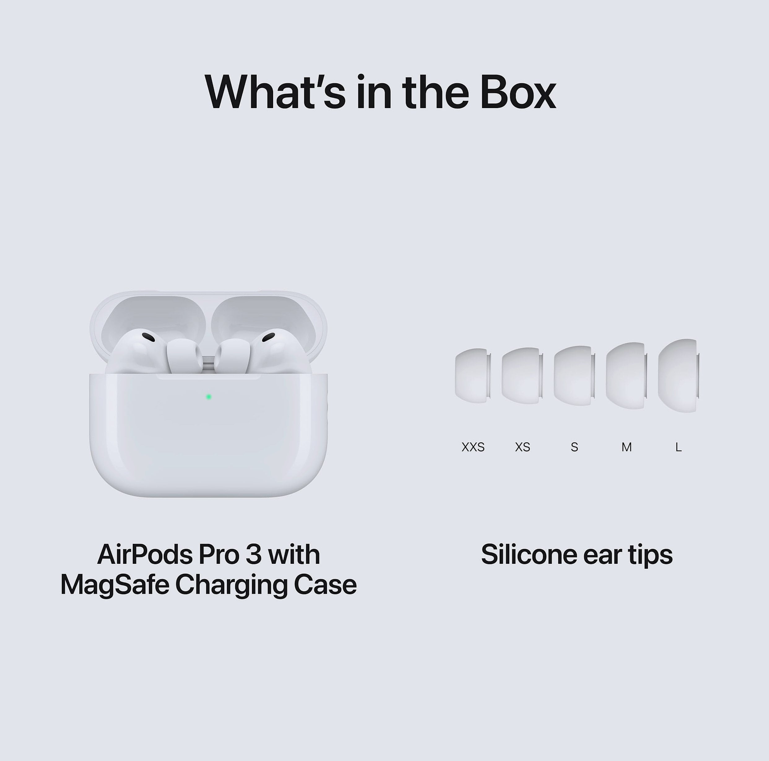 Apple AirPods Pro 3 Wireless Earbuds with Active Noise Cancellation