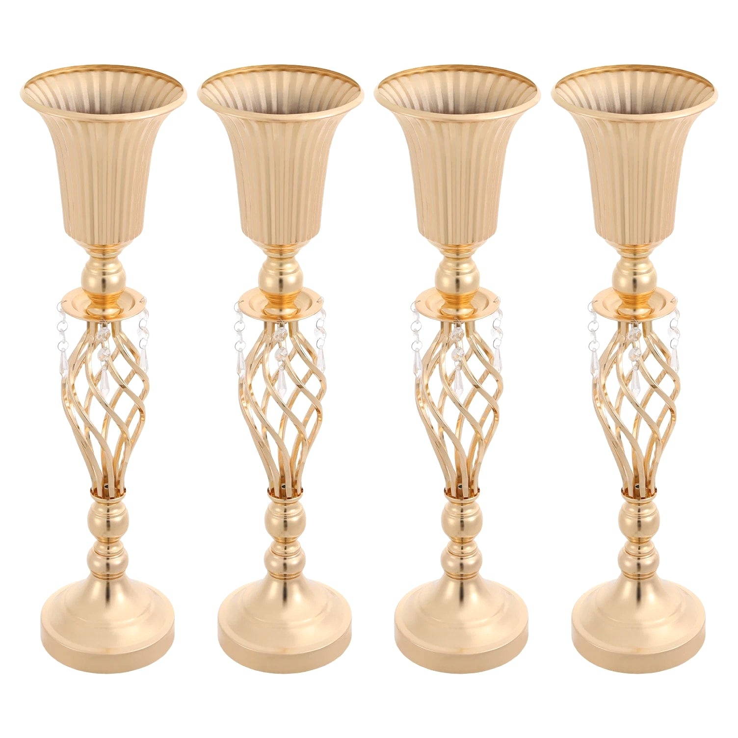 4 Pcs Floral Vases, Floral Decoration Vases, Centerpiece For Table Decoration